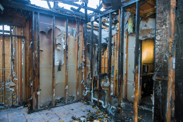 Professional Fire Damage Assessment technician working in Catharpin, VA